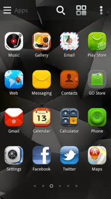 Calm GOLauncher EX Theme android App screenshot 1